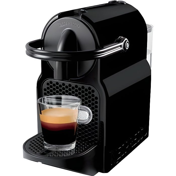 Machine à Café Nespresso Inissia Noir + 14 capsules Nespresso