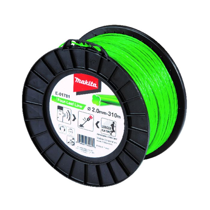 Fil Nylon Trèfle Torsadé MAKITA 2,7 mm x 180 m – E-01840 - vue 10