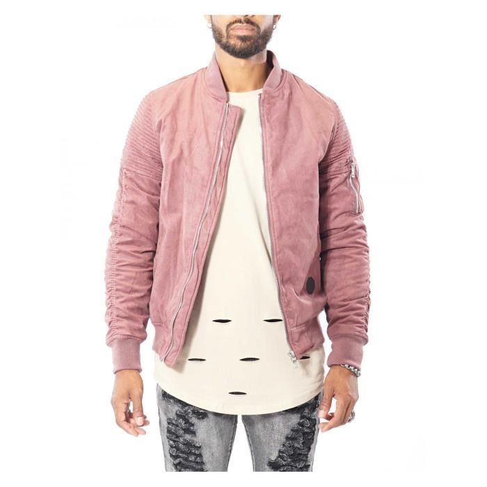 Bombers rose homme on sale