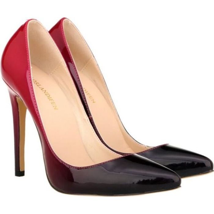 escarpin degrade de couleur