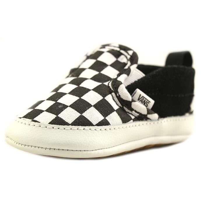 Chaussures Vans Slip-On Crib Toile pour bébé - Noir - Textile