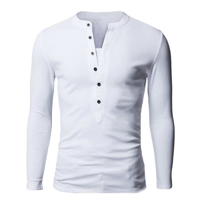 T shirt cheap décolleté homme