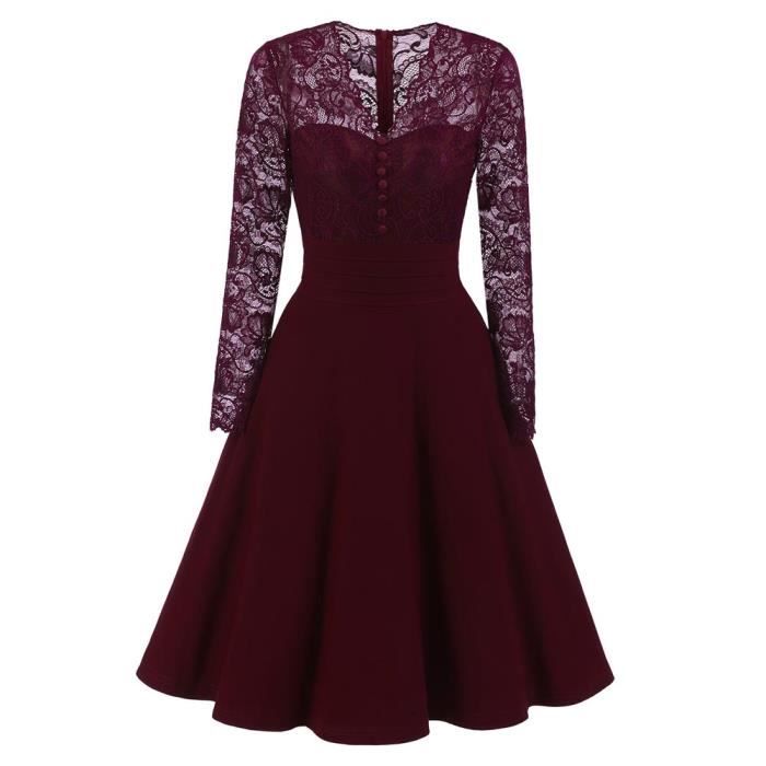 robe chic en dentelle