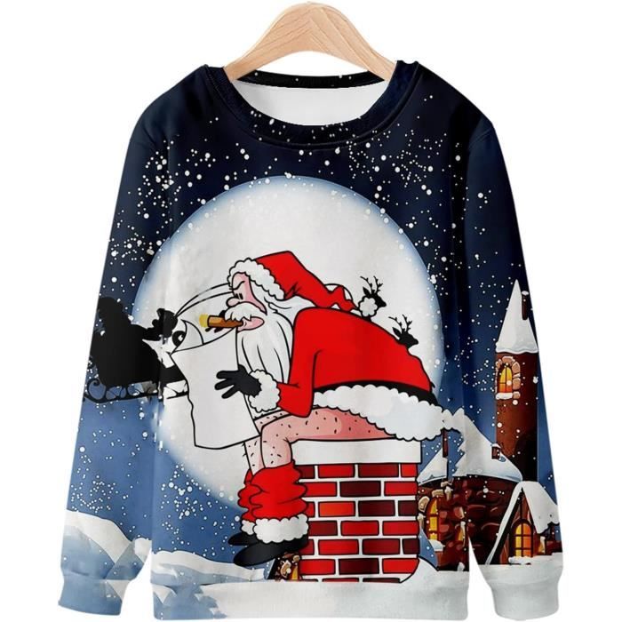 Pull de sales noël homme