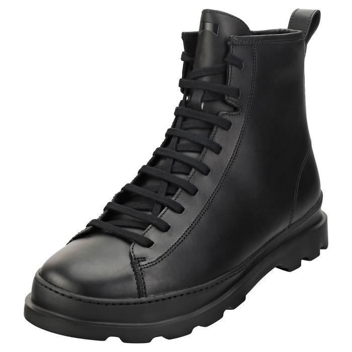 Bottes Homme Camper Brutus Noir - Cuir, Lacets, Semelle en EVA - K300245-004