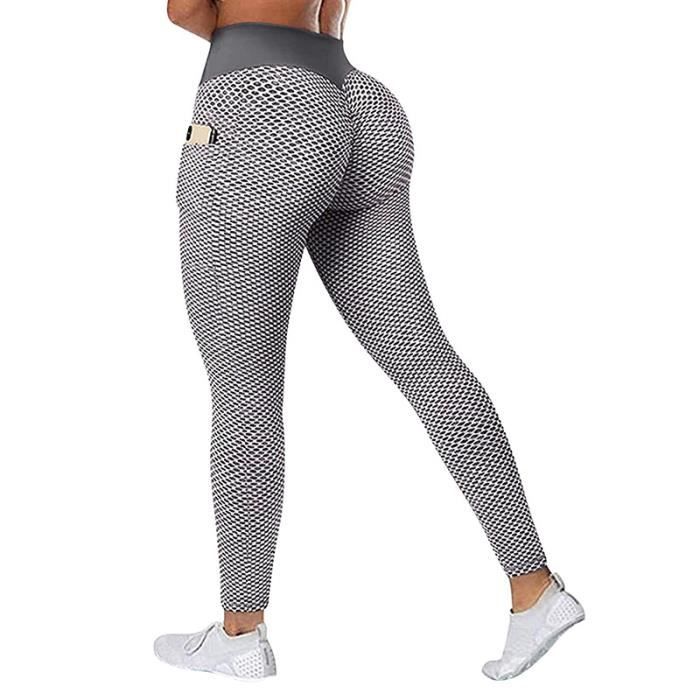 Leggings Femme Sport SMMASH Taille Haute Push Up - Opaque, Élastique, Pour Yoga, Fitness, Running