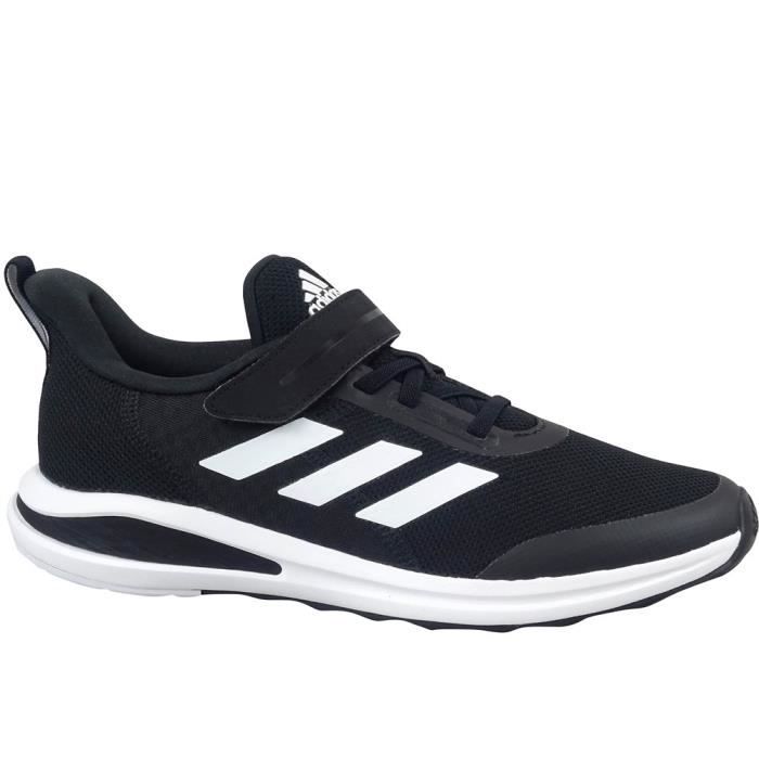 ADIDAS Baskets Fortarun Running Noir Blanc Mixte Enfant Noir