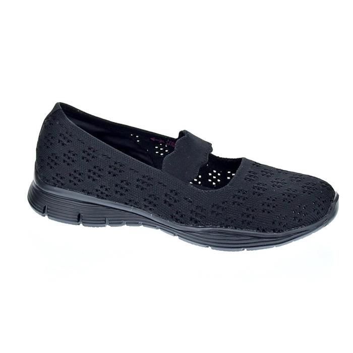 Ballerine - Skechers Seager Femme Noir