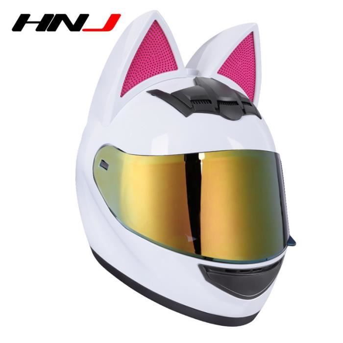 1 Paire Oreilles De Renard Orange Pour Casque – Accessoire Fun Ski, Vélo, Moto – Peluche Douce & Facile à Fixer