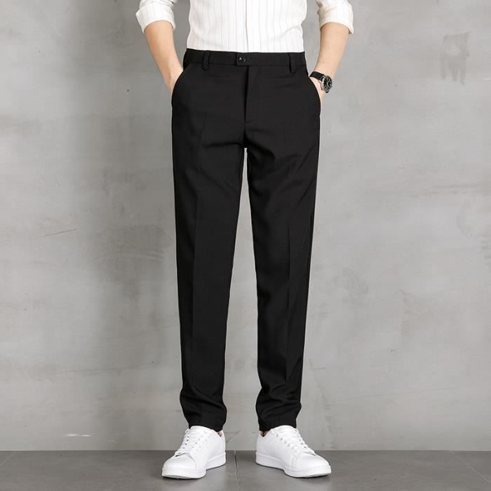 Pantalon habillé noir homme 2025