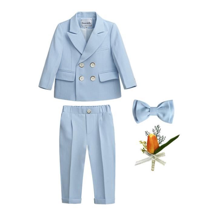 Ensemble costume enfant gris – veste 4 ans & pantalon 5 ans - Vêtements