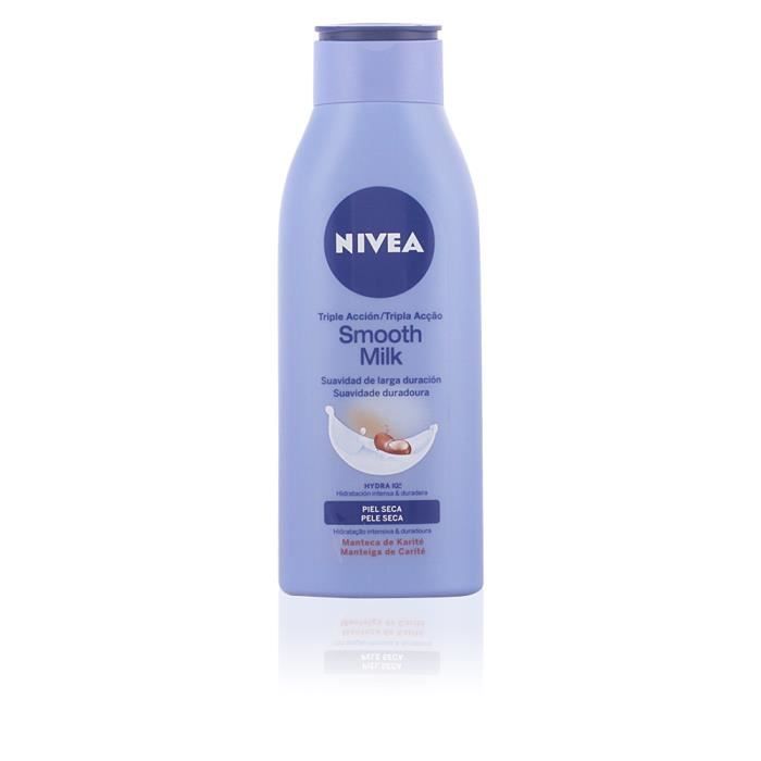 Triple Action Lait Onctueux Nivea Body Lotion Soin Hydratant Pour Les Peaux Seches En Beurre De Karite Et En Vitamine E La Peau De Achat Vente Hydratant Corps Lait Accion