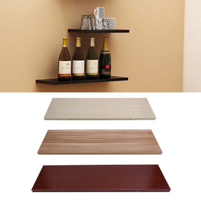 Planche Teck Pas Cher Couleur Bois De Teck Panneau D Etagere Mural 90cm Moderne Style