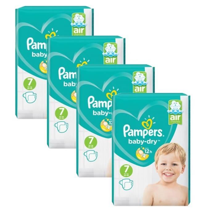 216 Couches Pampers Baby Dry Taille 7 Achat Vente Couche 5060672724500 Soldes Sur Cdiscount Des Le 20 Janvier Cdiscount