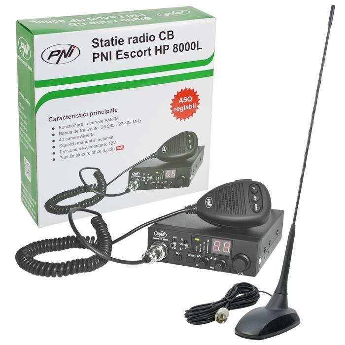 Station De Radio Cb Pni Escort Hp 8000l Asq Antenne Cb Pni Extra 48 Avec Aimant Achat Vente Radio Cb Station De Radio Cb Pni Esc Cdiscount