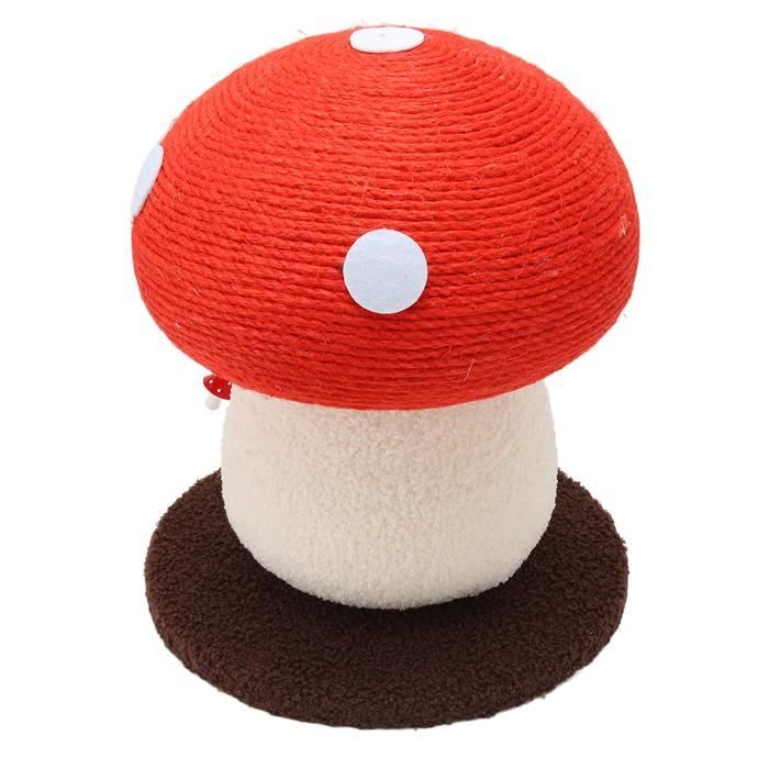 Comparer les prix de Griffoir pour chat en forme de champignon Tapis à gratter en forme de champignon pour chat, griffes de animalerie toise
