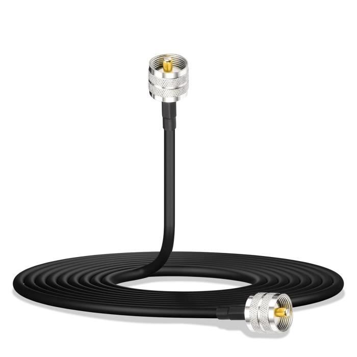 TUOLNK Adaptateur Coaxial N Mâle Vers BNC Femelle Prise Mâle De Type N