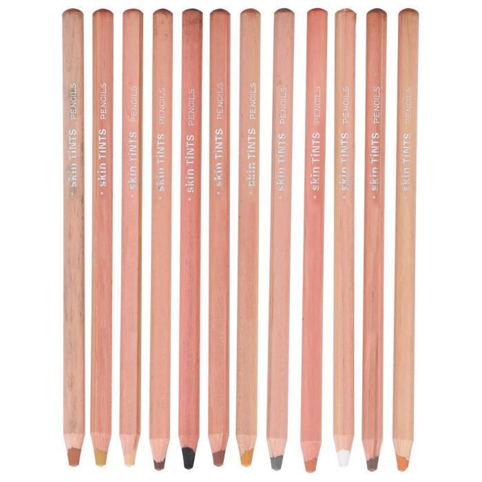 Shipenophy Crayons pastel Crayon Pastel Portrait peint à la main Toner