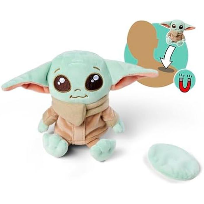 Peluche - SIMBA - Grogu - 12 cm - Aimant pour épaule - Convient dès la naissance