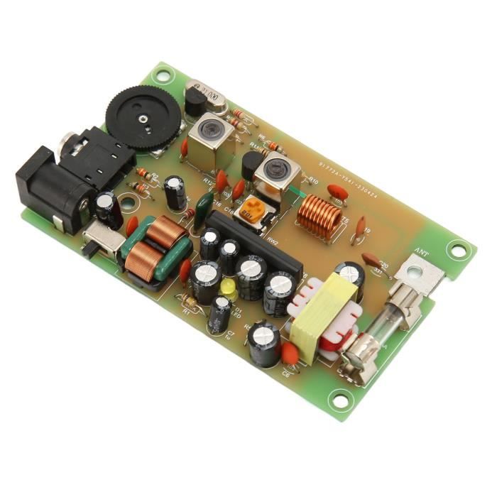 Kit émetteur Radio AM DIY - Fréquence Réglable 530-1600 KHz, Entrée Audio 3.5mm, Pour Expériences Scolaires Et électronique - 10