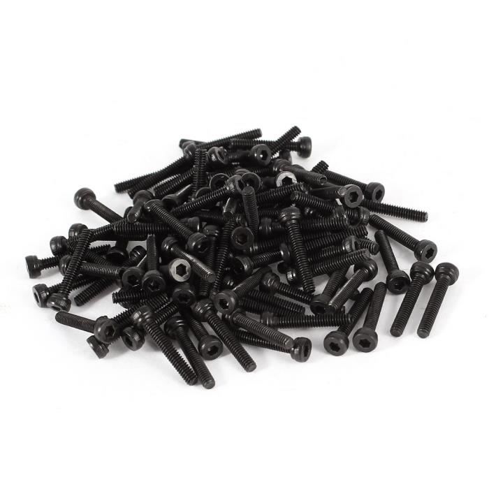 Vis à Tête Hexagonale Standard - Acier 10.9 Noir - Visserie