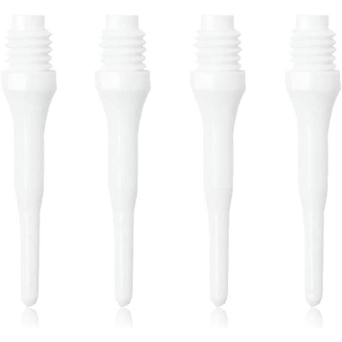 1000 Pointes Fléchettes OLYMPOO - Plastique Souple - Filetage 2BA - Multicolors