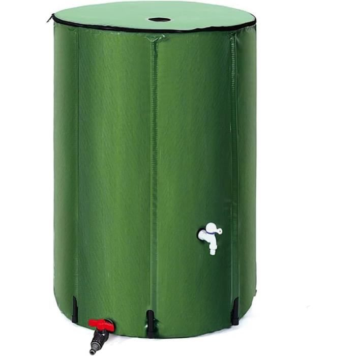Récupérateur Eau De Pluie 1000L - Cuve IBC Avec Palette Métallique, Robinet, Pour Jardin | Stockage Durable