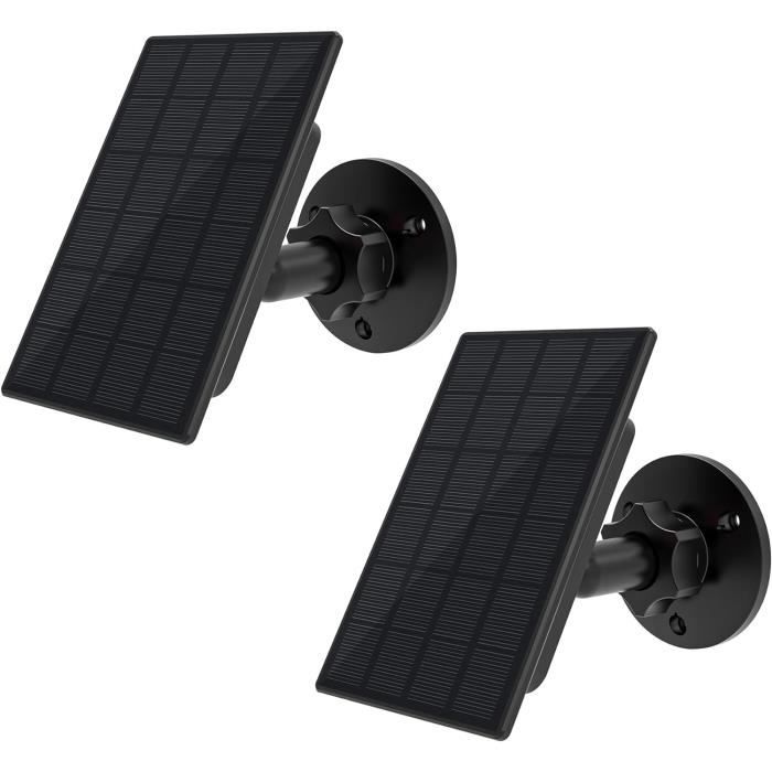 Panneau Solaire 8W Pour Caméras Blink/Ring - IP66 étanche - Câble 3m - Alimentation Continue