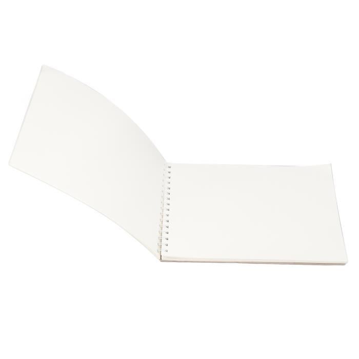 Carnet Dessin A4 - 2 Carnets à Spirale, 120 Pages Chacun, Papier 120 G/m² - Pour Croquis, Aquarelle, Crayon - 1