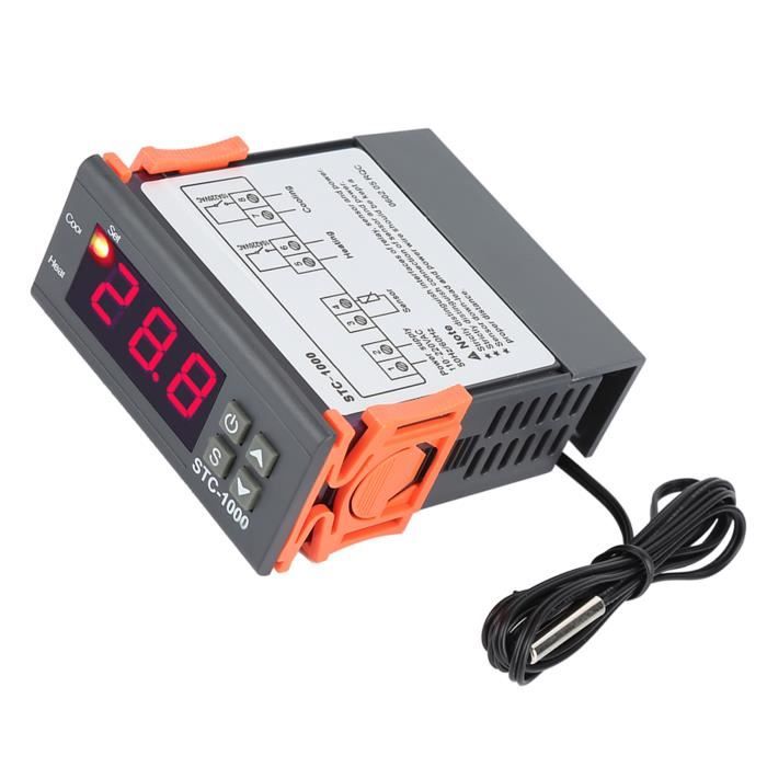 Thermostat Numérique XR02CX-4N1F1 Pour Réfrigérateur / Vitrine - Plage -40°C à +99°C