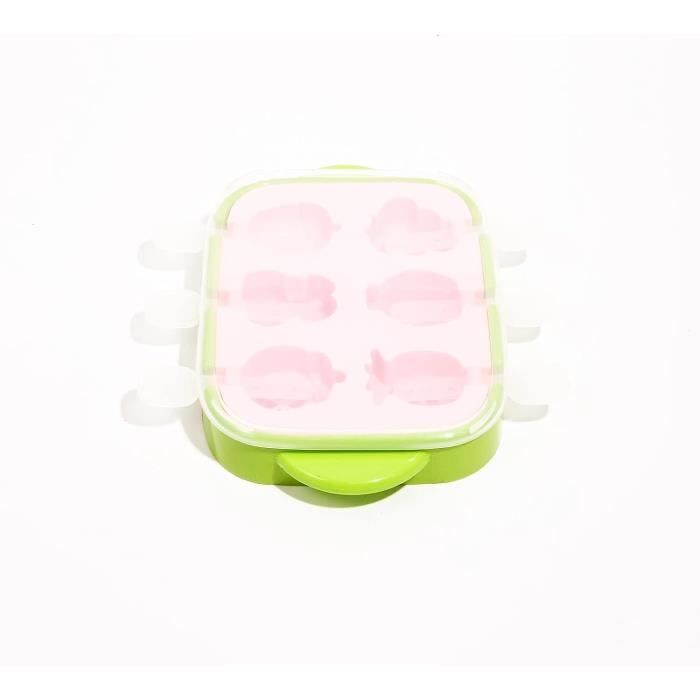 moule à glace pour enfants, petit moule à glace, convient pour la fabrication de délicieuses glaces en été (vert)[h358]