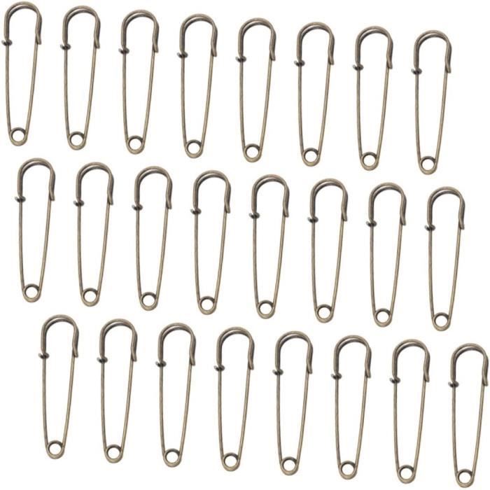 3 Perles Décoratives En ABS Et Strass - 7 Cm - Pour Goupilles De Sécurité, Bijoux, Artisanat