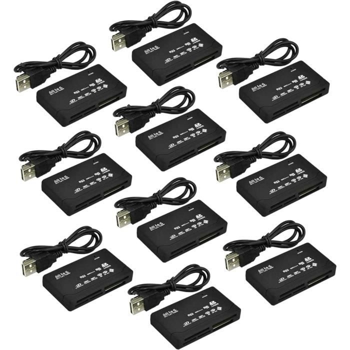 HUB USB AVEC LECTEUR CARTE SD CARD READER 2 IN 1 - Instant comptant