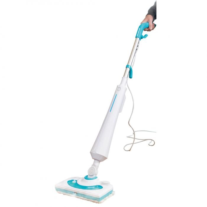 VENTEO - Balai Vapeur Nettoyeur Vapeur pour Sols Durs Balai Serpillère Vapeur avec Serpillière Microfibre Nettoyage Vapeur Désin - Venteo