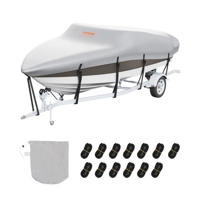 Housse Bateau Gonflable Oxford 210D - Imperméable, Anti-UV, Tailles 230 à 520 Cm, Pour Kayak, Piscine