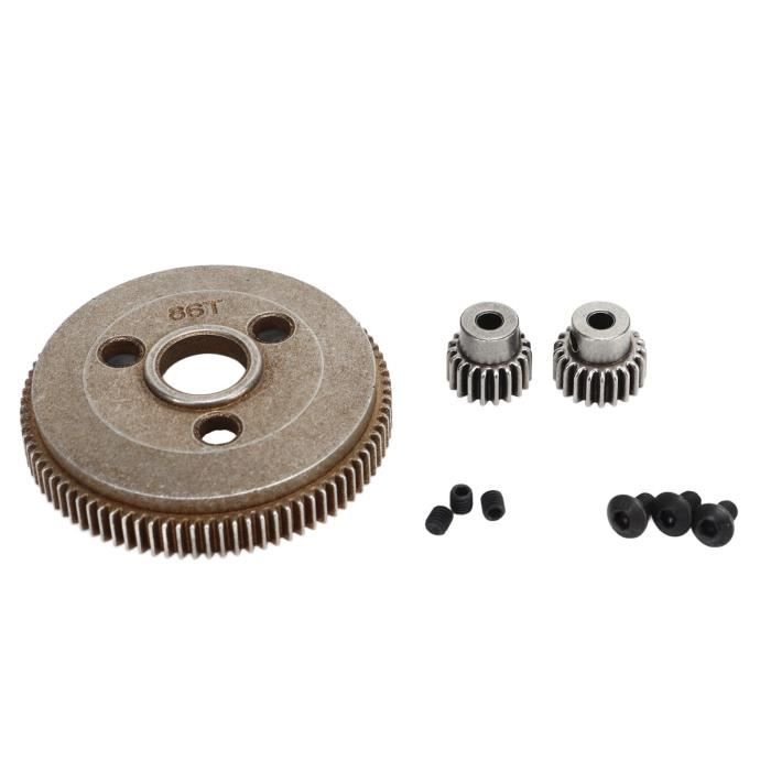 Jeu D'engrenages En Acier Pour Voiture RC SCX10/SCX10 II - Inclus Pignons 56T, 20T, 28T, 13T Et Accessoires - 5