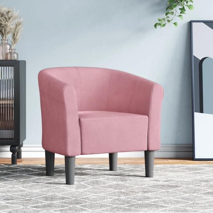 vidaXL Fauteuil Cabriolet Chaise avec Accoudoirs Canapé avec Dossier Siège Rembourré Meuble de Salon Chambre Bureau 356446
