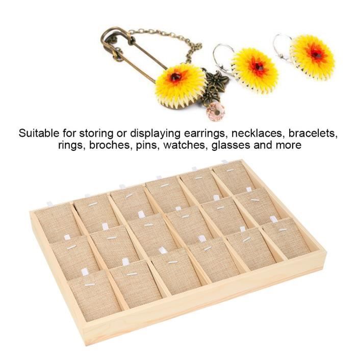 Étui De Rangement à Roulé Pour Bijoux De Voyage SANRLO - Cuir Synthétique, Compartiments Multiples, 38.5x18 Cm
