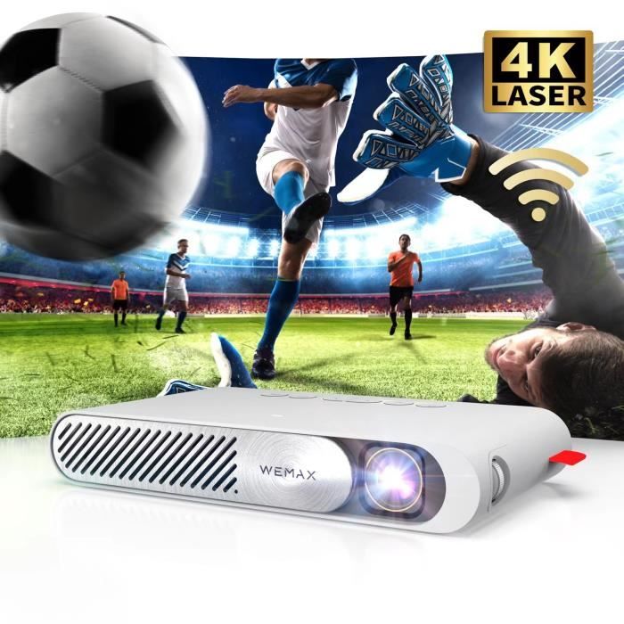 WEMAX Go Videoprojecteur Laser TV 4K - WiFi - 300 ANSI Lumens - HD