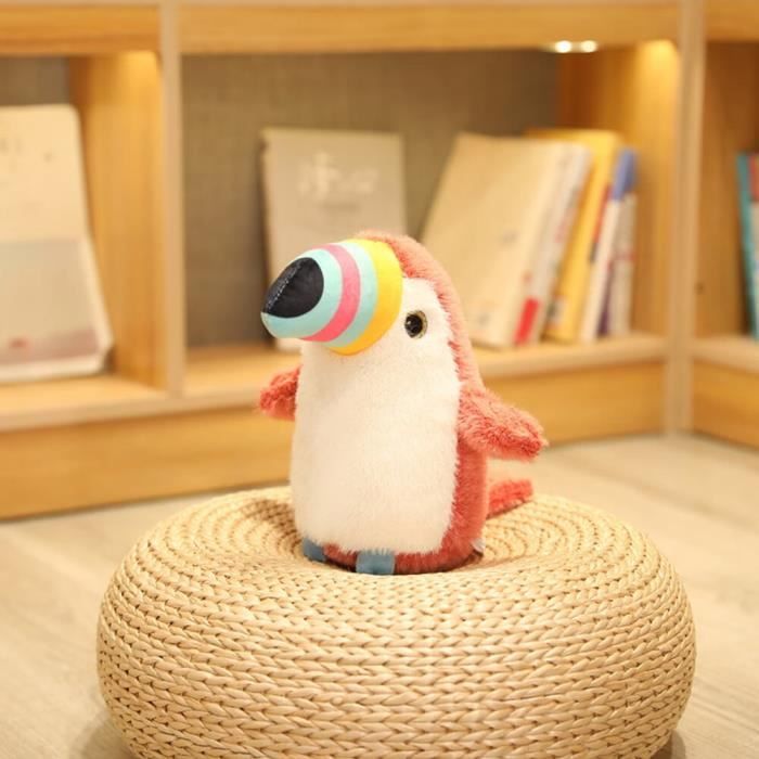 Peluche Toucan Cuddle Duvoplus – Jouet Qui Grince Pour Chien – 38x22x8 Cm – Multicolore