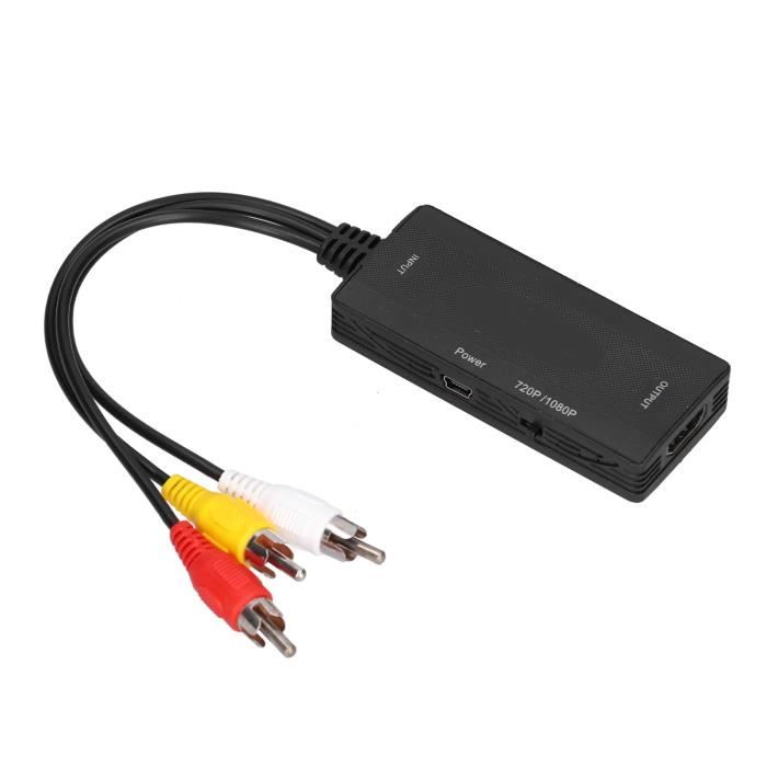 Adaptateur HDMI Vers AV - Convertisseur Vidéo Audio Jaune Blanc Rouge - Branché, ça Marche !