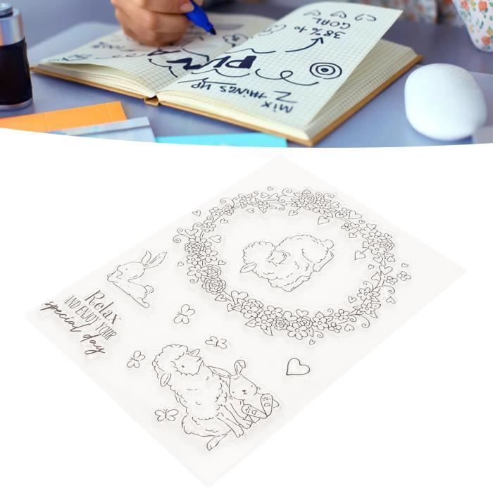 Aeromdale Transparent Tampon Transparent Timbre Joint De Silicone