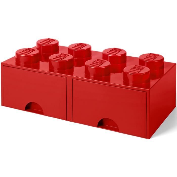 LEGO Stockage Brique 8boutons, boîte de rangement empilable, 12l, Sable  Vert, 151Sable Vert