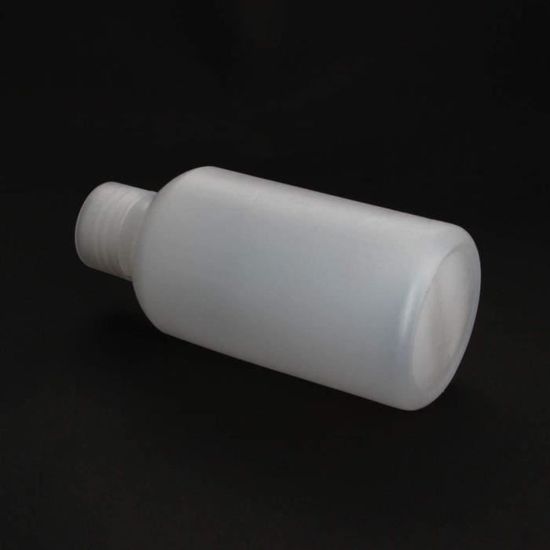 5pc 100ml petit bouche plastique flacon réactif lab chimique bouteille  échantil. 