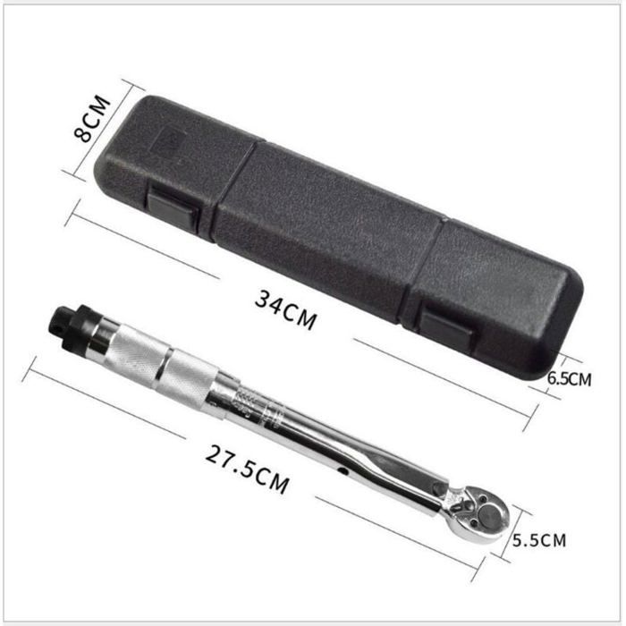 1 pcs COFFRET CLE DYNAMOMETRIQUE CARRE 1/4 SERRAGE DE 525 NM — free download