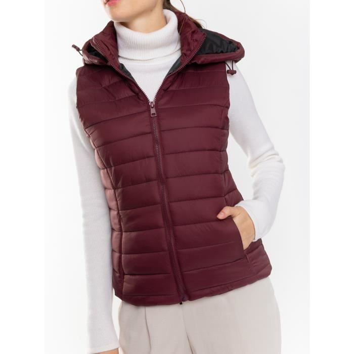 Doudoune légère femme bordeaux outlet
