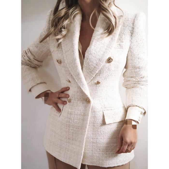 Blazer femme tweed online