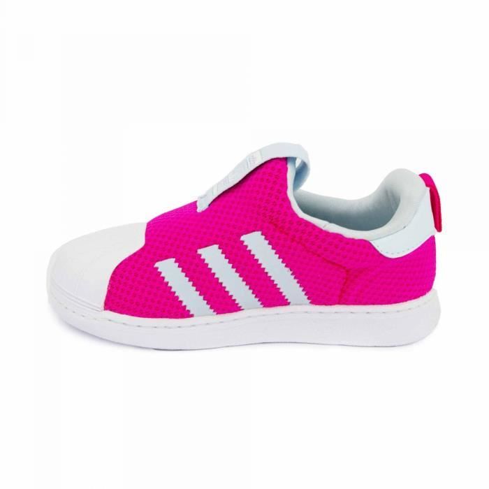 Basket basse toile fv3377 t20 25 Enfant ADIDAS Rose Cdiscount