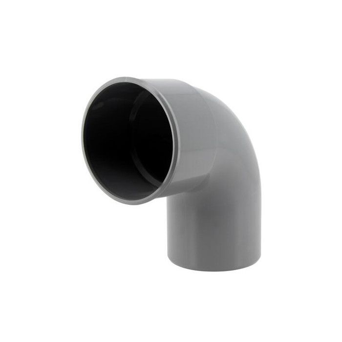 Coude PVC 87°30 M/F 140mm - Raccord Nicoll CY8 Pour Canalisations, Diamètre 140, Pour Eaux Pluviales Et Assainissement