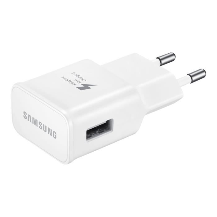 Chargeur Samsung Rapide EP-TA20EWE + Cable USB Type C pour Samsung Galaxy  A22 4G Couleur Blanc